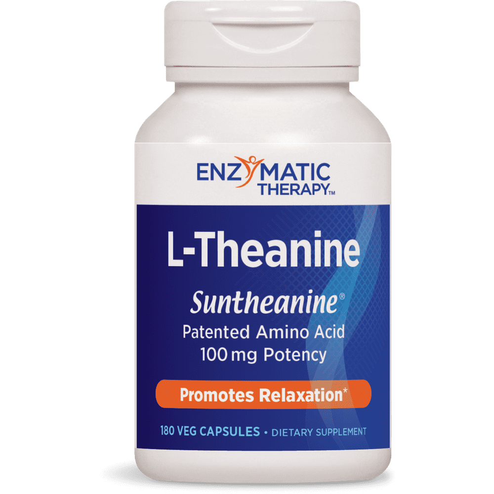 Enzymatic Therapy LTheanine Suntheanine Amino Acid 100 mg Potency 180