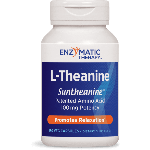 Enzymatic Therapy LTheanine Suntheanine Amino Acid 100 mg Potency 180
