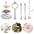 thumbnail image 4 of Juego de 10 accesorios para soportes de tartas, bandeja escalonada para soportes de tartas de 3 niveles, herrajes, 4 of 5