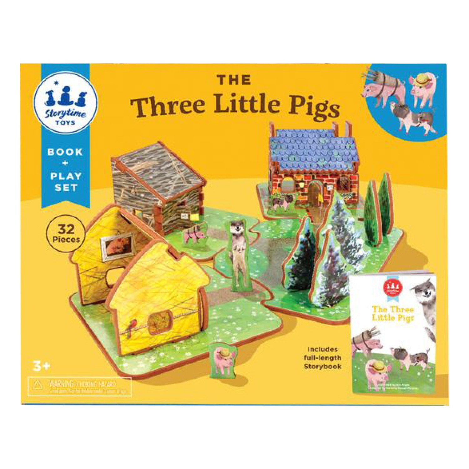 three little pigs playset