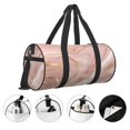 thumbnail image 5 of Gaeub Rose Gold Glitter Splatter Lightweight Travel Cylinder Bag Gym Tote Bag Sports Training Duffle Bag with Pockets and Straps, 5 of 8