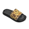 thumbnail image 2 of Psesaysky Cartoon Giraffe Slide Sandals for Little Girls Cute Animal Printed Slippers Summer Anti-Slip Lightweight Shower Shoes Soft Soled Beach Sandals Black Little Kid Size 13, 2 of 7