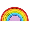 thumbnail image 3 of Juegos de Aprendizaje de Niños Puzzle Rompecabezas Forma de Aro Iris Hugo Juguetes de madera, 3 of 9