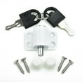 thumbnail image 2 of Lefu 2Pcs Sliding Patio Door Catches Set Casement Bolt Security Lock With 2 Keys, 2 of 9
