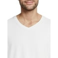 thumbnail image 2 of George Men’s & Big Men’s V-Neck Textured Short Sleeve Tee, Sizes S-3XL, 2 of 5