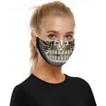 thumbnail image 2 of Masque Drôle d'Halloween, Housse de Visage en Coton Lavable pour Cosplay de Mariage, 2 of 8