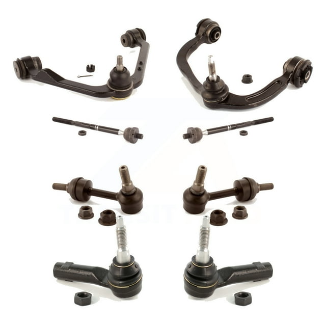 Front Suspension Control Arm And Ball Joint Assembly Steering Tie Rod End Stabilizer Bar Link Kit (8Pc) For 2004 Ford F-150 RWD 11th Digit Of Vin Is C