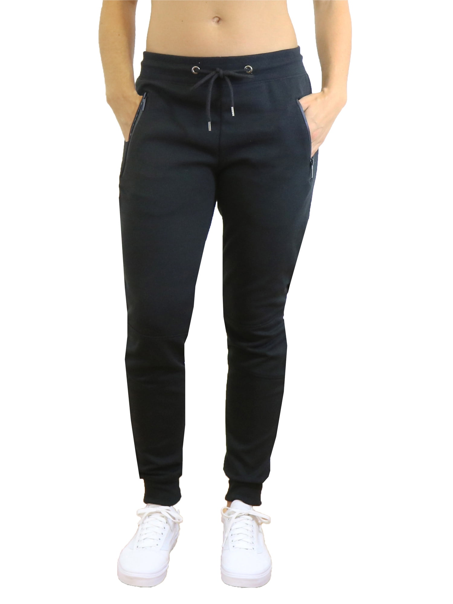 Women's Tech Joggers With Side Zipper Pockets SLIM FIT DESIGN