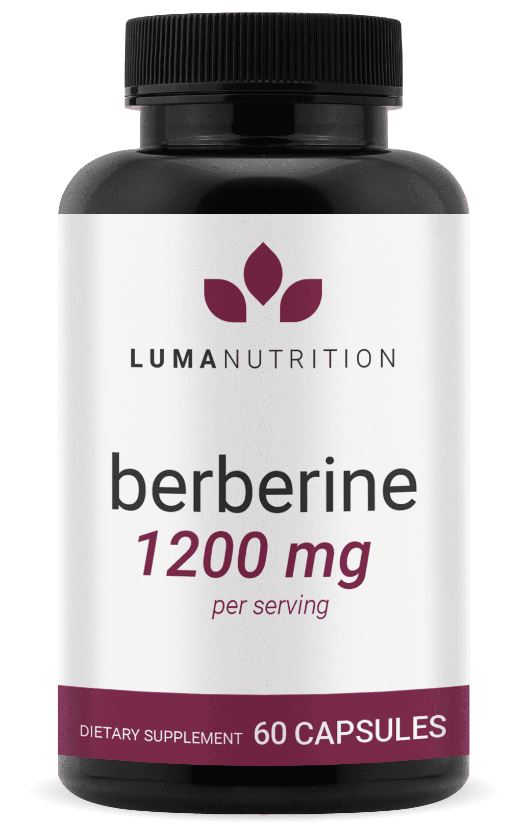 Berberine 1200mg Blood Sugar Support Supplement Luma Nutrition