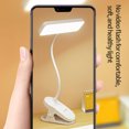 thumbnail image 6 of Rechargeable Clip-On Reading Light with 3 Brightness Levels & Color Modes | Flexible Gooseneck Desk Lamp for Bed, Books & Study | LED Book Light for College Dorm Rooms & Night Reading, 6 of 7