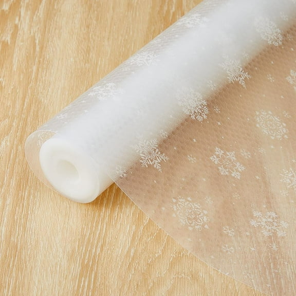 Shelf Liner Drawer Liners Snowflake EVA Non Adhesive Cabinet Liner Waterproof Oil-Proof Non-Slip Refrigerator Liners