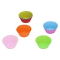 thumbnail image 1 of Herramientas para hornear, juego de 8 moldes de silicona para muffins de 7 cm/2,8 pulgadas, precio inmejorable, 1 of 12
