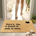thumbnail image 6 of 16x24 IN Coir Door Mat Indoor Bedroom Decor Outdoor Door Mats for Outside Entry Runner Rugs for Hallway Front Door Entrance Mat Mat for Outside Entry Way Doormat, Non Slip Back Low Profile, 6 of 6