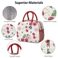 thumbnail image 4 of Lunch Bag Lunch Box for Women Reusable Insulated Lunch Bags,Water-Resistant Cherry Pattern Cooler Lunch Tote Bag, Large Capacity for Work Travel Picnic, 4 of 6