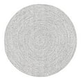 thumbnail image 2 of nuLOOM Wynn Braided Indoor/Outdoor Area Rug, 8' Round, Ivory, 2 of 4