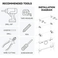 thumbnail image 5 of Triani 1Pcs Kids Artwork Display for Wall with 48 Clips and 10 ft Wire and 2 Wall Sticker, Wire Picture Hangers for Kids Crafts and Artwork, 5 of 7