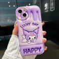 thumbnail image 1 of Funda de teléfono Sanrio Hello Kitty Kuromi My Melody Cinnamoroll para iPhone 14 13 12 11 Pro Max Xr Xs 7 8 14 Plus, funda bonita y suave xuanjing unisex, 1 of 2