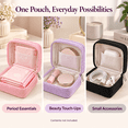 thumbnail image 3 of HJuyYuah Period Pouches for Teen Girls, Sanitary Napkin Storage Bag, Portable Organizer for Women Girls, Discreet Travel Menstrual Pad Case with Zipper for School Office, 3 of 7