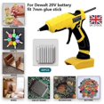 thumbnail image 5 of Cordless Hot Melt Mini Glue Gun w/ 30 Sticks Hobby Craft DIY for Dewalt Battery, 5 of 5