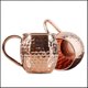 thumbnail image 2 of 26-27 Moscow Mule Mastery, 20 Oz Copper Mule Mugs, Gold Brass Handle Design For Comfort, Cold Beverage Containers Perfect For Moscow Mules Or Your Fav, 2 of 2