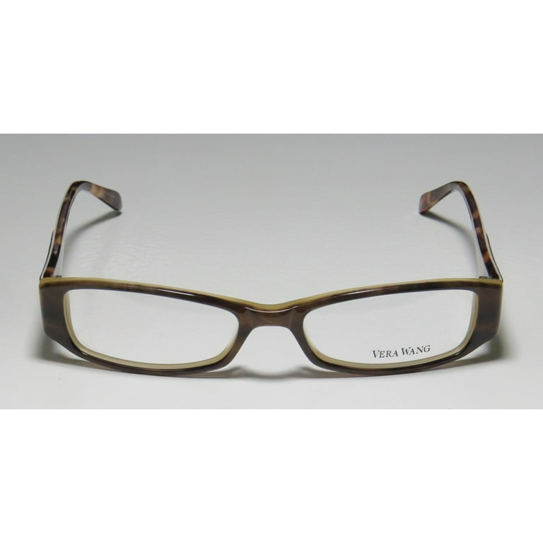 VERA WANG Women's Full-Rim Eyeglasses Frames V024 Suede Horn VERA WANG Women's Full-Rim Eyeglasses Frames V024 Suede Horn