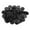 Black, variant on TISHITA 25MM barreled Plastic Chip money 100 barrels a barrel Concave Edge Yellow