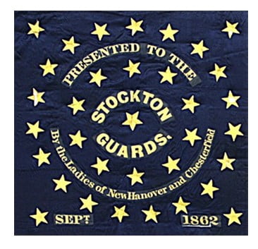 34 Star Flag, American Civil War Flag....12th New Jersey Vols. Patriotic Wall Decor, Wall Art.