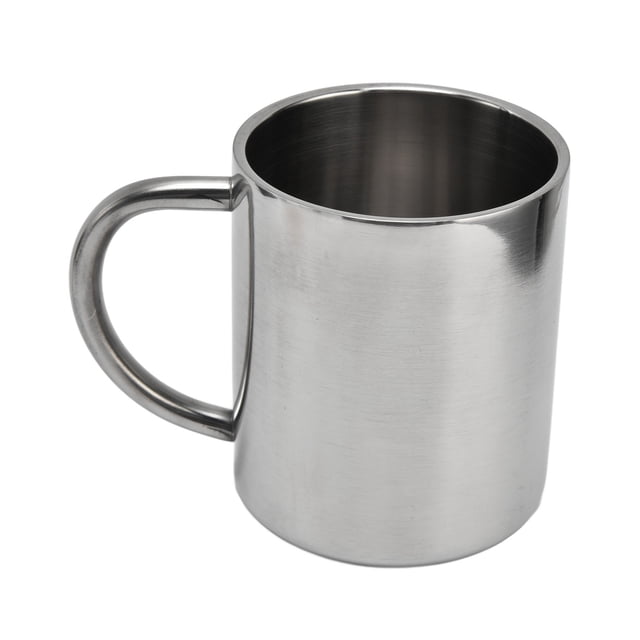 YUMILI Tasse à café - Tasses à café à Double Couche en Acier Inoxydable de 300 ML
