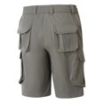 thumbnail image 6 of Zshosam Mens Shorts Casual Mens Casual Shorts Cotton Drawstring Summer Beach Stretch Twill Chino Golf Shorts with Pockets (Dark Gray,XL), 6 of 9