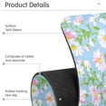 thumbnail image 4 of Yayeee Faucet Mat for Kitchen Sink 14.7" Diatomite Long Splash Guard Pad, Blue Floral, 2 Pack, 4 of 7