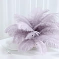 thumbnail image 2 of Efavormart 12PCS 13"-15" Fabulous Natural Ostrich Feathers Plume for Wedding Centerpieces Home Decoration - Amethyst, 2 of 10