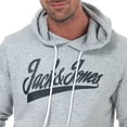 thumbnail image 5 of Men's Jack Jones Anything Hoodie in Gray, 5 of 5