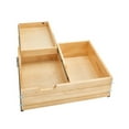 thumbnail image 3 of Rev-A-Shelf 27 Inch Tiered Deep Drawer Organizer with Soft Close Slides, 3 of 12