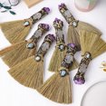 thumbnail image 4 of Happydeer Halloween Faux Amethyst Broom Figurine Handmade Healing Stone Fake Crystal Mini Witch Broom Decoration Ornament Festival Gift (Purple), 4 of 12