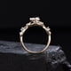 thumbnail image 5 of Xihbxyly Anillo de Amatista Vintage con Diseño de Estrella Envolvente, Elegante Joya de Compromiso con Amatista y Diamantes de Imitación, Regalo Perfecto para Cumpleaños, Aniversarios y Bodas. 1 Piez, 5 of 6