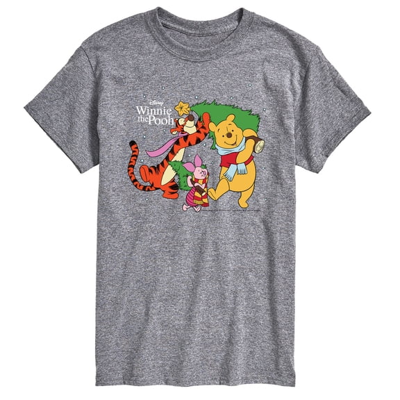 Winnie The Pooh - Christmas - Men's Short Sleeve Graphic T-Shirt