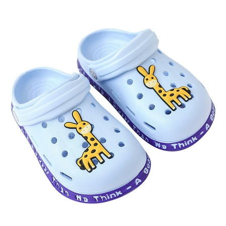 

Kids Boys Girls Cute Cartoon Clogs Shoes Lightweight Non Slip Garden Shoes Water Shower Beach Pool Slides Sandals