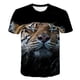 thumbnail image 1 of Camiseta de tigre, camiseta de verano con estampado de dibujos animados en 3D, ropa fresca de animales para niña y niño, ropa de calle informal, regalo de cumpleaños para niños 3T Gao Jinjia LED, 1 of 2