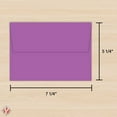thumbnail image 3 of Red Violet A7 Bright Color Envelopes - 5 1/4 x 7 1/4 Inches - Perfect for 5x7 Photos, DIY Arts and Crafts Cards - for Professional and Homemade Projects - Pack of 50 Envelopes, 3 of 5
