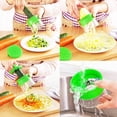 thumbnail image 3 of Cortador rallador en espiral de mano, rallador en espiral de mano, rallador de verduras en espiral, rallador de cocina, estándares líderes en la industria, 3 of 6