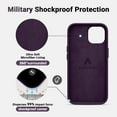 thumbnail image 4 of Compatible with iPhone 15 Case, Full Body Food-Grade Silicone Wear-Resistant, Anti-Drop Protection with Soft Anti-Scratch Microfiber Lining Phone Case for iPhone 15, 6.1 inch, Deep Purple, 4 of 14