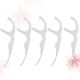 thumbnail image 4 of EeaseMX 50 piezas de limpiador dental de plástico, palillo de dientes de nailon, hilo dental portátil, juego de herramientas de limpieza interdental para niños y adultos., 4 of 8