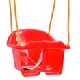 thumbnail image 2 of HEMLBOYW 14.6x12.2x11in Garden Tree Low Back Full Bucket Swing for Seat with Rope & Mounting Rings High Duty Toddler Swing Set plastic, 2 of 6