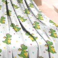thumbnail image 3 of Cute Dragon Pattern with Stars Blanket,Comfortable Soft Flannel Throw Blanket,All Season,Warm Lightweight Blankets for Sofa Bed Couch Living Room Chair,40"x50", 3 of 4