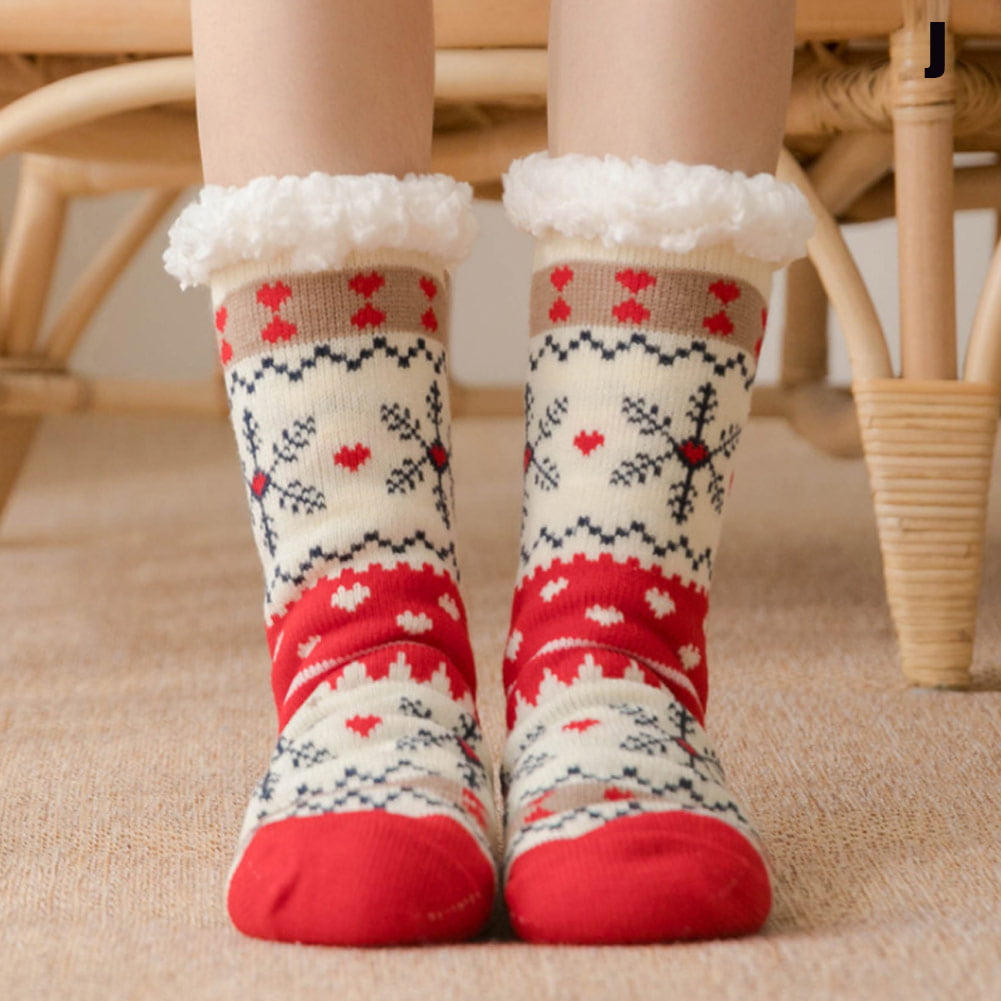 Winter Warm Comfy Sock One Size Women’s Animal Slipper Socks OoohYeah Fuzzy Plush Cozy Socks 