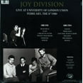 thumbnail image 2 of Joy Division - Live At University Of London Union, February, The 8th 1980 - Vinyl LP, 2 of 3