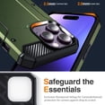 thumbnail image 6 of Decase for iPhone 15 Pro Max 2023 Dual-layer Protector Case,Rugged Dorp Proof Shockproof Built-in Invisible Folding Kickstand TPU Bumpe Hard PC Back Cover Case for iPhone 15 Pro Max,Armygreen, 6 of 8