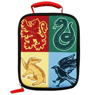 LOGOVISION Harry Potter Cute Chibi Character Insulated Soft Sided Lunch Box  - Reusable Lunch Bag For School Office Work, BPA Free