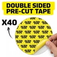 thumbnail image 7 of Alien Tape Pre-Cut Round Double Sided Mounting Tape, 40 Piece, Holds Up To 25 lb, 7 of 7