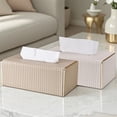 thumbnail image 7 of Light Luxury Leather Tissue Box Living Room Coffee Table Creative Rectangular Napkin Facial Dispenser, 7 of 7